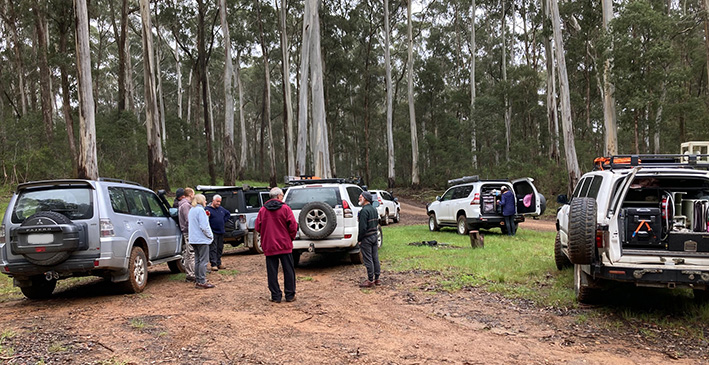 Morning tea at Middle Creek